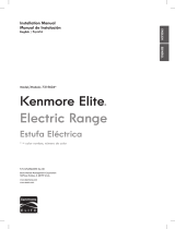 Kenmore Elite 721.9604 series Installation guide