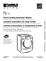 Kenmore Elite HE3 110.4586 Series Owner's manual