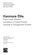 Kenmore Elite 41744130000 Installation guide
