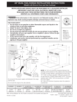 Kenmore Pro 79079523605 Installation guide