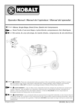 Kobalt Air Compressor User manual