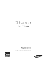 Samsung DW80J3020UB/AA-00 Owner's manual