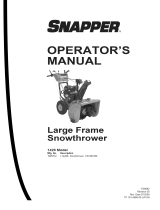 Snapper 1695572 Owner's manual