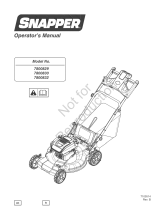 Snapper 7800830 Owner's manual