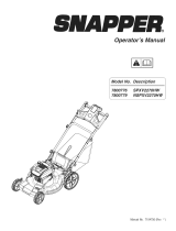 Snapper 7800776 Owner's manual