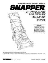 Snapper 7800421 Owner's manual