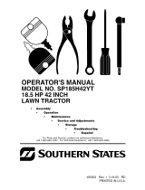 Southern States SP185H42YT Owner's manual