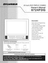 Sylvania 6724FDG Owner's manual