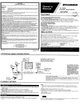 Sylvania 6419TA Owner's manual