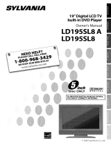 Sylvania LD195SL8 Owner's manual