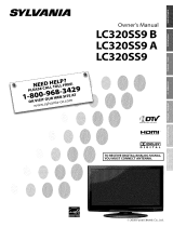 Sylvania LC320SS9 Owner's manual