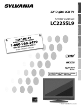 Sylvania LC225SL9 Owner's manual