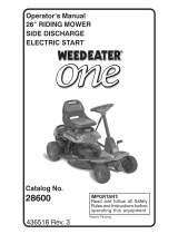 Weed Eater 28600 Owner's manual