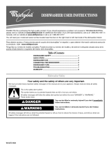 Whirlpool DU1015XTXS0 Owner's manual