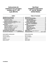 Whirlpool 7MWGD1900EW1 Installation guide