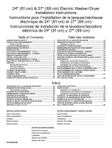 Whirlpool WET4027HW0 Installation guide