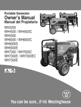 White-Westinghouse WH7000 Owner's manual