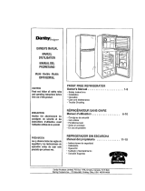 Danby DFF9102BL Owner's manual