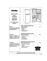Danby DFF8801W Owner's manual