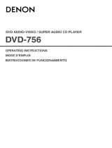 Denon DVD-756 Owner's manual