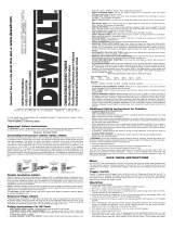 DeWalt DW887 Owner's manual