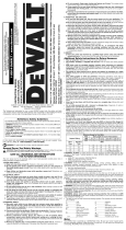 DeWalt D25891K TYPE 1 Owner's manual