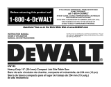 DeWalt DW745 TYPE 3 Owner's manual