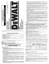 DeWalt DW896 TYPE 3 Owner's manual