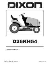 Dixon D26KH54 (96046001300) Owner's manual