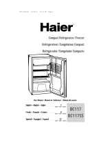 Haier BC117SS User manual