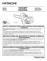 Hitachi CS33ET Owner's manual