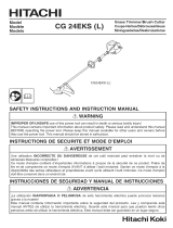 Hitachi CG 24EKS Owner's manual
