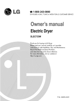 LG DLEC733W Owner's manual
