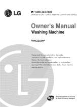 LG WM2233HU Owner's manual
