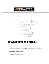 Permasteel PG-40522S0LB Owner's manual