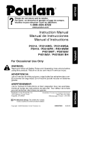 Poulan P4018AV TYPE 1 Owner's manual