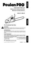 Poulan 220LE Owner's manual