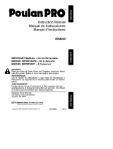 Poulan Pro BVM200 TYPE 3 (RECON) Owner's manual