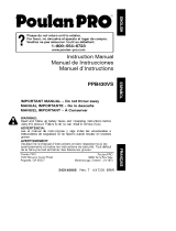 Poulan PPB430VS Owner's manual