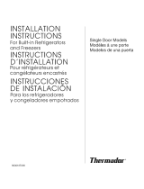 Thermador T24IF70NSP/03 Installation guide