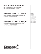 Thermador PRD48JDSGU/04 Installation guide