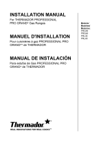 Thermador PRG366JG/02 Installation guide