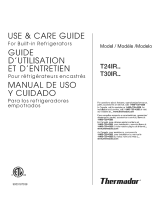 Thermador T30IR70CSS-01 Owner's manual