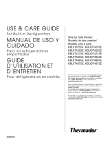 Thermador KBUDT4255E/01 Owner's manual
