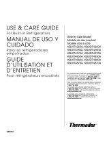 Thermador KBUDT4860A/02 Owner's manual