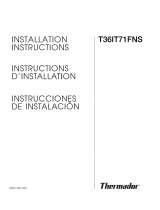 Thermador T36IT71FN/23 Installation guide