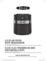 Bella 4.6QT Air Fryer Digital Owner's manual