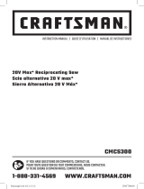Craftsman CMCS300BLW Owner's manual