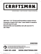 Craftsman CMCF810C1 Owner's manual