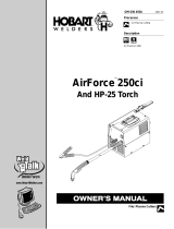 HobartWelders AIRFORCE 250ci AND HP-25 TORCH User manual